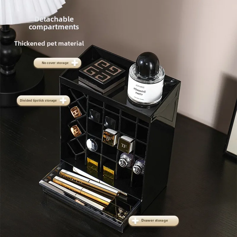 軽贅沢な口紅収納ボックス 引き出し式仕切り付き 高級スキンケ - High Luxury Skincare のレビューと価格